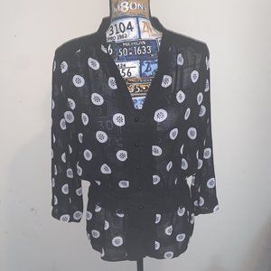 MG New York Paris Women’s Blouse size XL